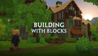 Building with blocks in Hytale